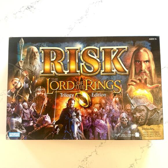 Risk The Lord of the Rings Trilogy Edition Board Game (2003) Missing Ring - Picture 1 of 13